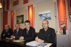 De droite à gauche, Philippe Duchesne, Pascal Vilain, Jean-Louis Bernard et Mac Champigny.