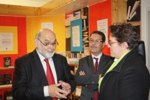 Robert Hue vers l'union de la gauche avec Corinne Leveleux-Teixeira (PS). 