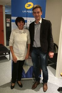 Véronique Dalleau (Université de La Poste) et Franck Rychter (CRP des Rhuets)