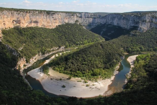 Les méandres de l'Ardèche