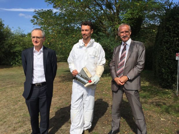 Etienne Bordry (Orange), Bertrand Laurentin (Label Abeille) et Daniel Guillermin (Sisheido)