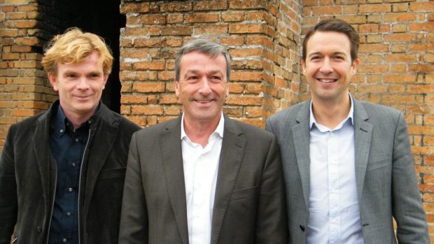 Marc Fesneau (Modem), Philippe Vigier (UDI) et Guillaume Peltier (LR)