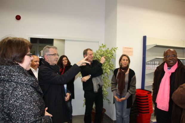 A l'épicerie solidaire de Mainvilliers.