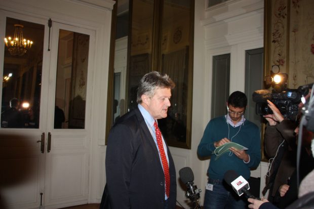 Philippe Loiseau dimanche soir en préfecture du Loiret.