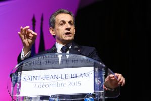 Nicolas Sarkozy à Saint-Jean-le-Blanc.