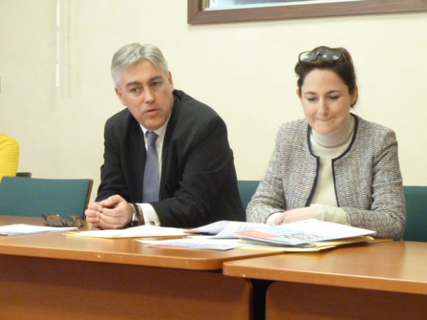 Pierre-Aalin Roiron, président du CRT, Christelle de Crémiers, vice présidente de la Région déléguée au Tourisme