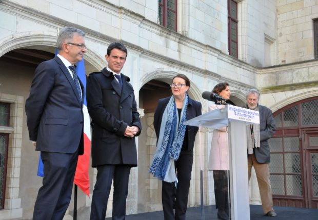 François Bonneau, Manuel Valls et Chantal Colleu Dumont