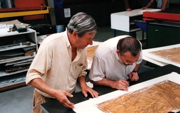 L'artiste Tritsch et Jean Marie Biardeau