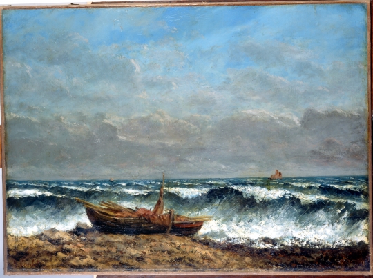 la-vague---gustave-courbet