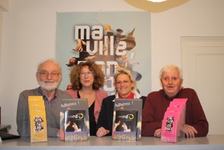 De gauche à droite: Jean-Pierre Blaise, Micheline Tailardat, Danièle Soulier, Jean Gauthier.