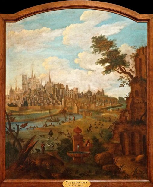 Vue de Bourges au XVIIe siècle