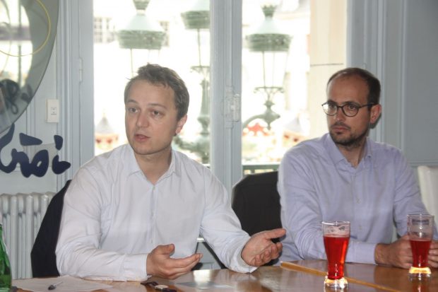 Maël de Calan et Mathieu Schlesinger.