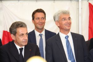 Avec Guillaume Peltier et le directeur de l'usine.