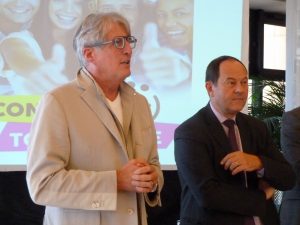 Alex Vagner et Hugues Saury Président du Conseil Départemental
