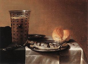 Peter Claesz Nature morte au hareng
