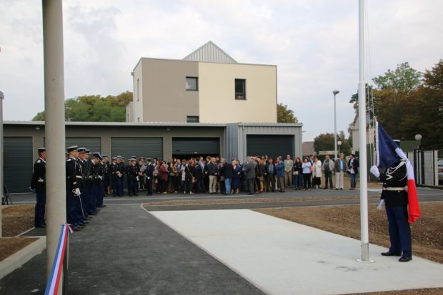 La caserne du PSPG de Saint-Laurent-Nouan (41).