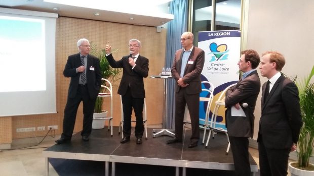 (de g. à d.) Armand Blottin (Aritt), François Bonneau (Région Centre-Val de Loire), Alain Jumeau (CCI 45).