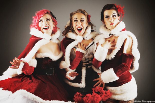 Les Turkeys sisters, le 22 décembre après-midi dans le centre-ville : de quoi re-croire au Père Noël...
