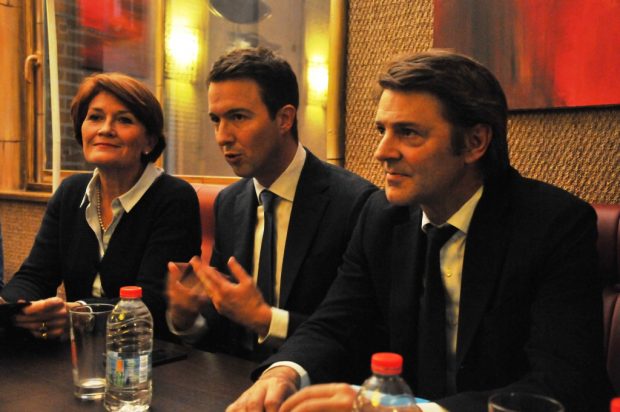 Claude Greff, Guillaume Peltier, François Baroin.