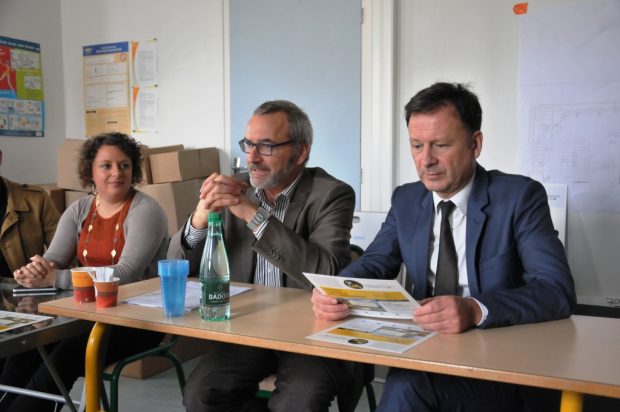 Émilie Marmion, Benoît Simonnin, Christophe Degruelle.