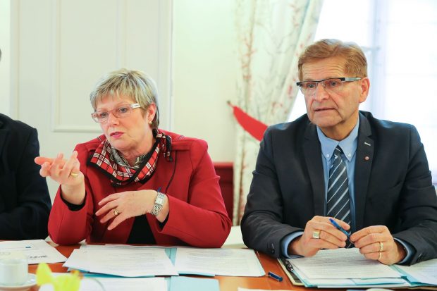 Catherine Lheritier et Jean-Marie Janssens.