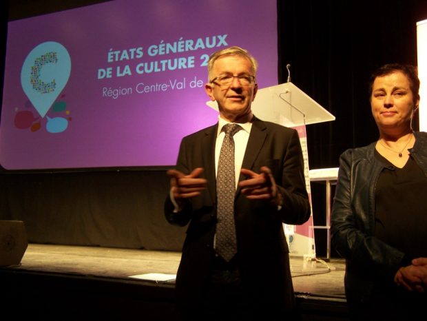 François Bonneau et Agnès Sinsoulier-Bigot (vice-présidente déléguée à la culture).
