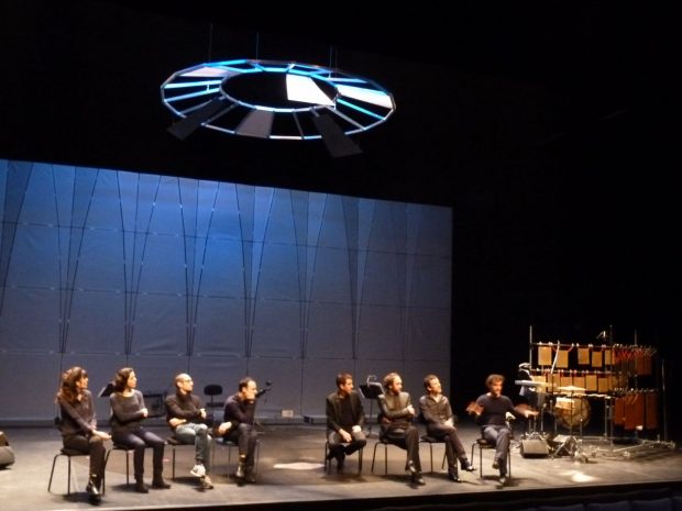 L'Ensemble Cairn à l'issue du spectacle