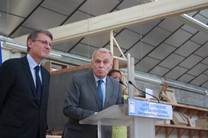 Vincent Peillon, alors ministre de l'Education nationale du gouvernement de Jean-Marc Ayrault, ici à Saint-Jean-de-Braye (Loiret).