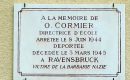 Olympia Cormier, de Marchenoir à Ravensbrück Olympia Cormier, de Marchenoir à Ravensbrück