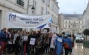 Après les manifestants du Blanc, les infirmières blouses bleues à Orléans Après les manifestants du Blanc, les infirmières blouses bleues à Orléans
