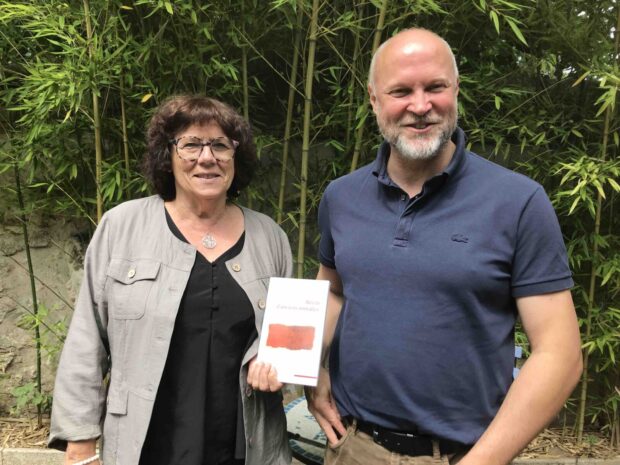 Laurent Aucher et Danielle Champion auteur.e.s de Récits d'anciens métallos (Vierzon, 1996)