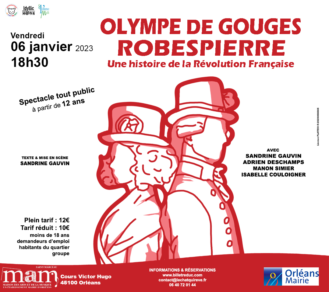 Olympe de Gouges Robespierre, une histoire de la Révolution Française