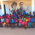 Les Amis d'Agnam l'école du village. Photo Joëlle Richard