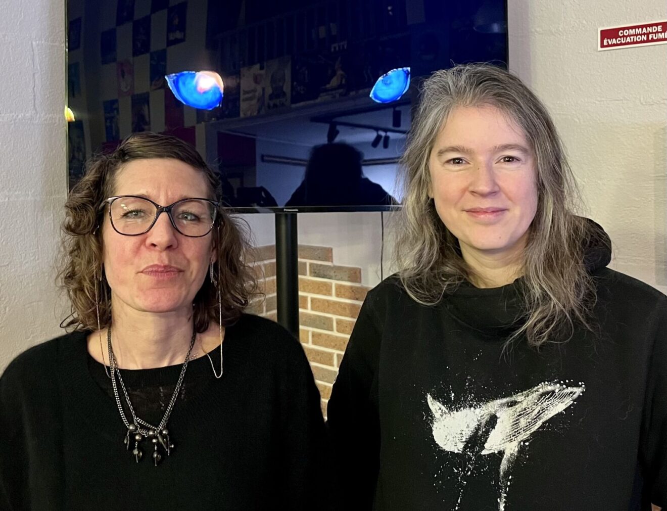 Aurélie Audax et Aurélie Wellenstein, bar à textes 27 janvier Clin d'Oeil. 