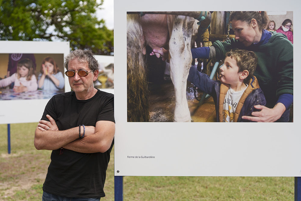 Le photographe orléanais Olivier Coulange présente 36 clichés autour du mieux-manger à Mont-près-Chambord à l'occasion des Promenades Photographiques de 2023. Photo Anatole Laurens