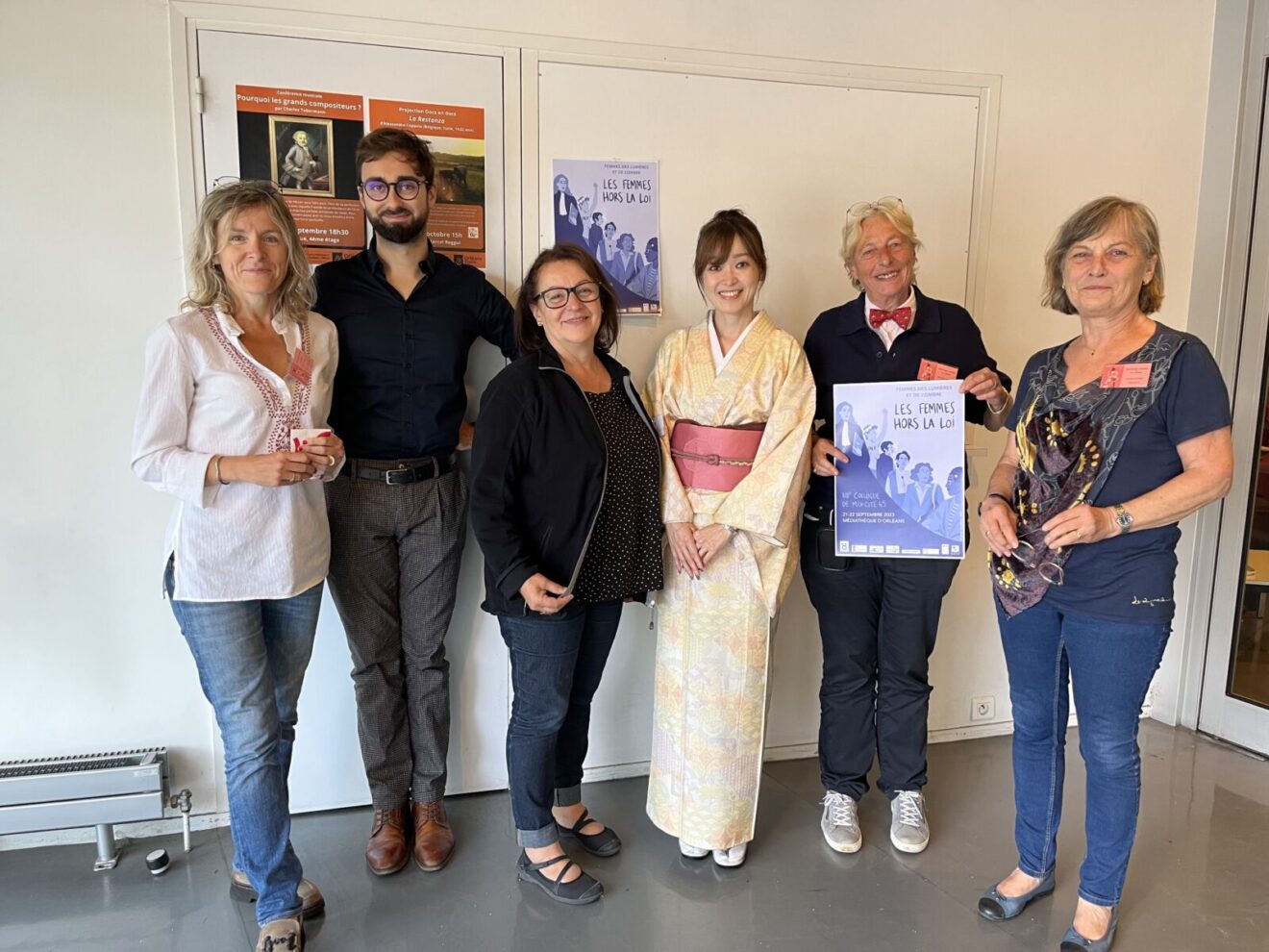 Une partie de l'équipe du colloque 2023 de Mix-Cité 45 sur les femmes hors la loi. Photo SD