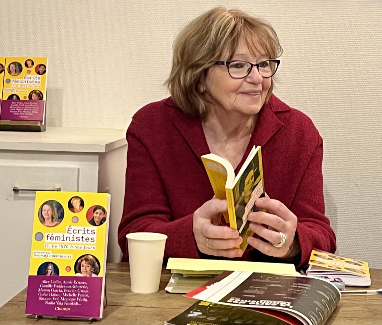 L'autrice orléanaise Dominique Bréchemier aux Temps Modernes pour son dernier livre "Écrits féministes II. De 1970 à nos jours. 