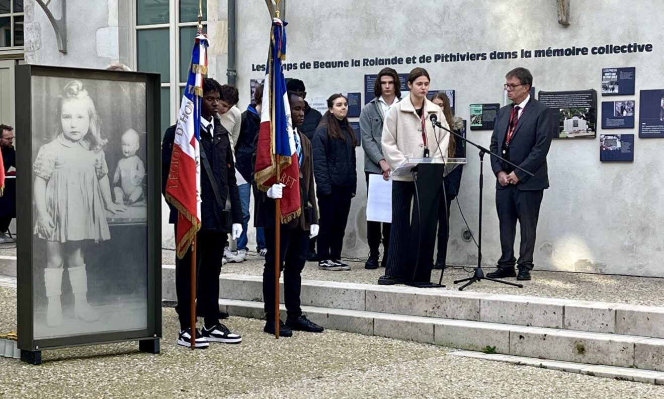 Témoignages allemands à la cérémonie du 27 janvier 2024, Cercil Orléans 