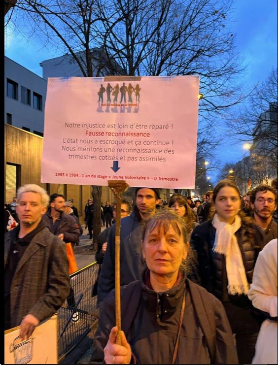 Manifestation contre la réforme des retraites. Crédit : Sylvie Clémenceau