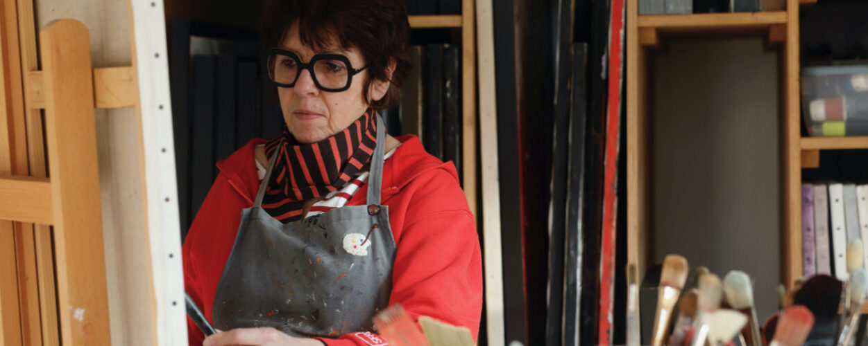 Nadine Ringuedé à son atelier