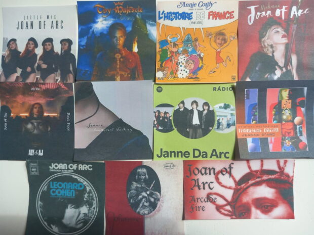 Pochette de disques de musiques inspirées par Jeanne d'Arc