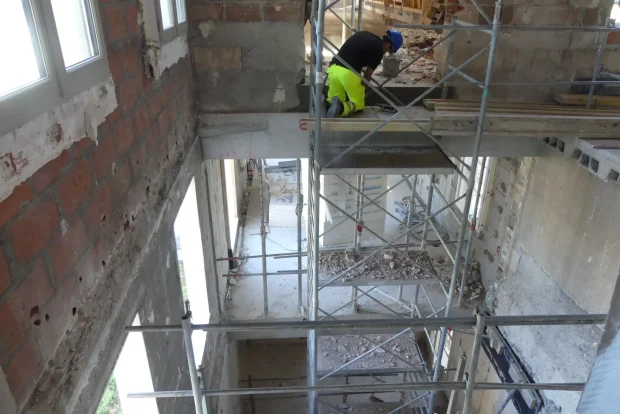 Chantier de rénovation clinique Saint Gatien à Tours