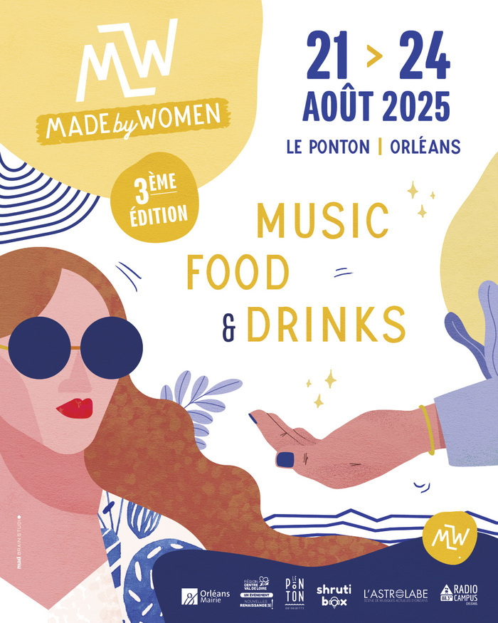 Affiche officielle du festival Made by Women 2025. 